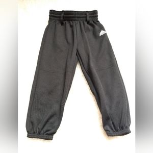 Adidas boys xxs black baseball pants